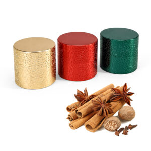 Textured Aluminum Spice Jar with Airtight Lid