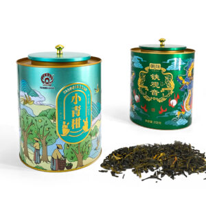 Round tin containers wholesale for high-quality tea