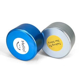 Seamless aluminum alloy tin with twist lid