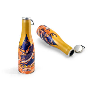 Aluminum bubbly rice wine bottle