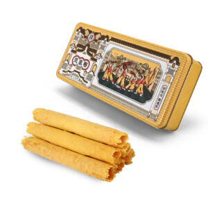 Customized rectangular metal tin for Egg roll packaging