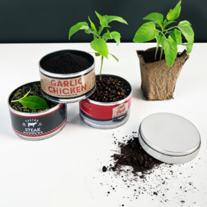 Triple-Layer round tin box for dry food storage