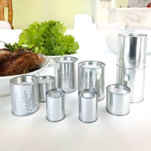 Variety of sizes for round metal tins wholesale