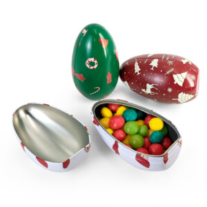 Easter egg tin box: festive and fun candy containers