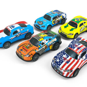 Tin can toy car: colorful and durable kids' racing car