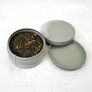 Eco-friendly double-lid tin packaging for tea