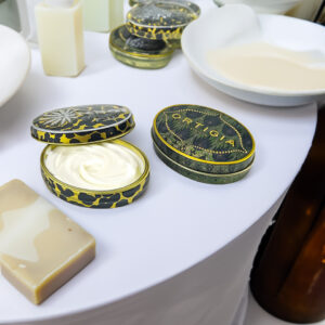 Luxurious metal soap tins for elegant bathing