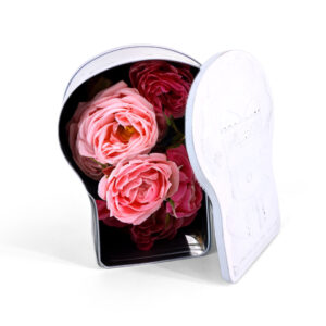 Romantic floral tin gift boxes for Valentine's