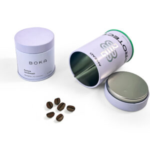 Various-sized good sealing metal coffee cans for sale