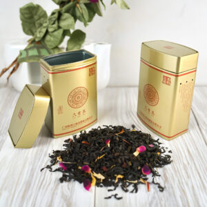 Premium tea packaging tins food-grade metal canister