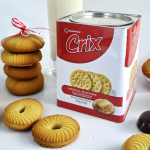 High quality large cookie tins with lids bulk