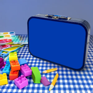 Eco-friendly secure latch metal containers for storage