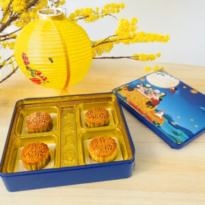 Food safe Mid-autumn Mooncake tin container packaging