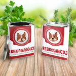 High quality airtight lid large tin dog food container