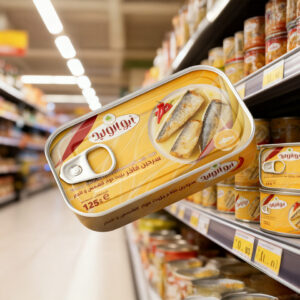 Premium pet food tins Smoked Fish Metal Container​